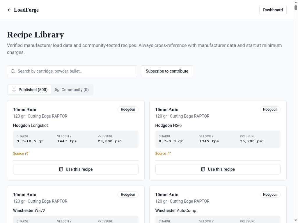 Finding & Using a Load from the Recipe Library · LoadForge Docs